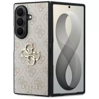 Guess Big 4G Logo PU θήκη για Samsung Galaxy Z Fold 8 Ultra – ροζ