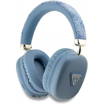 GUESS 4G Triangle Logo ασύρματα ακουστικά over-ear Bluetooth 5.3 μπλε