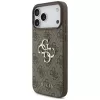 GUESS 4G Big Logo θήκη πλάτης για Apple iPhone 17 Pro / 18 Pro - καφέ