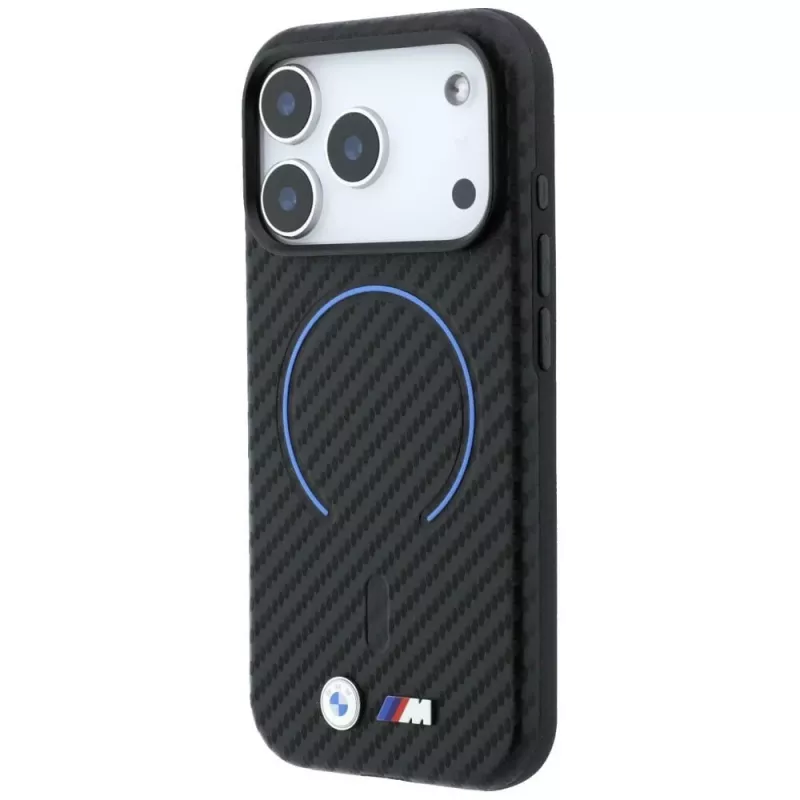 BMW M Carbon Printed Ring MagSafe θήκη για iPhone 18 Pro / 17 Pro - Μαύρο