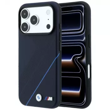 BMW M Tire Track Blue Line MagSafe θήκη για iPhone 18 Pro Max / 17 Pro Max - Navy Blue