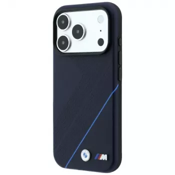 BMW M Tire Track Blue Line MagSafe θήκη για iPhone 18 Pro Max / 17 Pro Max - Navy Blue
