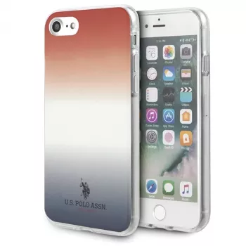 U.S. POLO ASSN. Gradient Pattern θήκη για iPhone 7/8/SE (2020/2022) - Κόκκινο & Μπλε