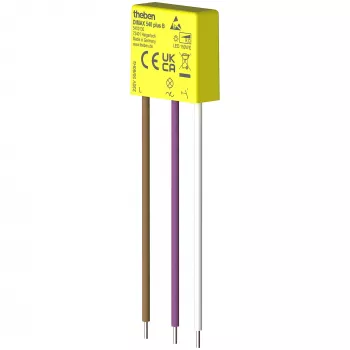 THEBEN THE DIMAX 540 plus B Καθολικός ροοστάτης χωνευτός για λαμπτήρες πυρακτώσεως, αλογόνου και LED, 400 W, έλεγχος με μπουτόν, λευκό