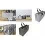 SIGEL Business Desk Sharing Bag Basic L γκρι τσόχα (πολυεστέρας) με 2 λαβές μεταφοράς