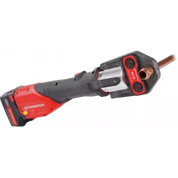ROTHENBERGER ROMAX 4000 Basic Set με μπαταρίες 2,0 Ah & 4,0 Ah, Επαναφορτιζόμενο εργαλείο πρέσας 18V, 32 kN, σύστημα CAS, ROCASE
