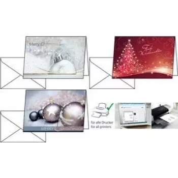 Sigel DS024 Exquisite Χριστουγεννιάτικη κάρτα, A6, 220 g/m², 25 τεμ.