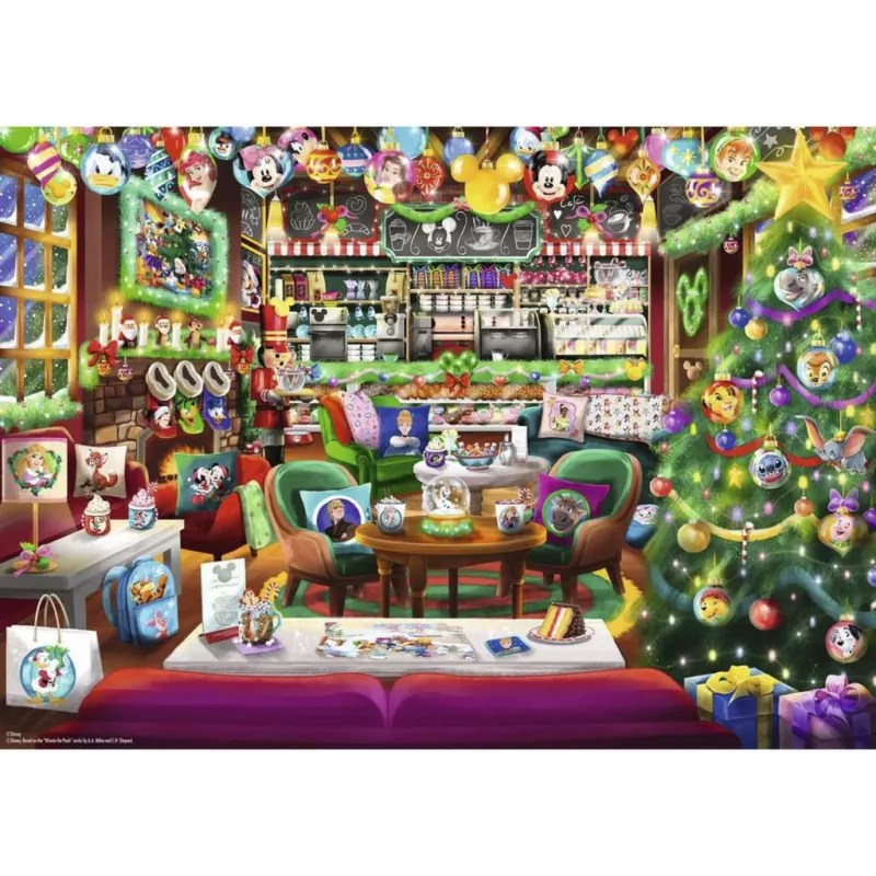 Ravensburger Παζλ Disney Christmas Cafe (1000 τεμ.)