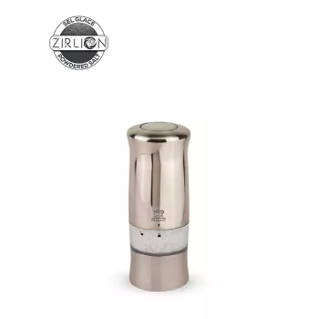 Peugeot Zeli Ηλεκτρικός μύλος αλατιού 14 cm ασημί