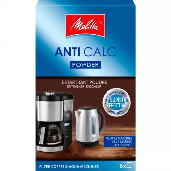 MELITTA Anti Calc Διάλυμα αφαλάτωσης για καφετιέρες – 250 ml υγρό αφαλατωτικό, καθολική συμβατότητα, φόρμουλα κιτρικού οξέος, έως 2 χρήσεις