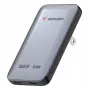 Verbatim Slim GaN Φορτιστής 2 θυρών 65W (EU/UK/US) γκρι