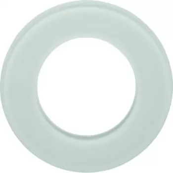 Hager WTD7180GWG Πλαίσιο γυαλιού 1 θέσης, σειρά Glas, πολικό λευκό