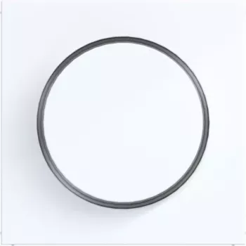 HAGER WAN7060WG κεντρική πλάκα για περιστροφικό dimmer / περιστροφικό ποτενσιόμετρο, A.x/C.x, λευκό