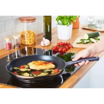 Tefal Daily Cook G7132S55 σετ τηγανιών από ανοξείδωτο χάλυβα 24/28 cm, αντικολλητική επένδυση τιτανίου, επαγωγή, Thermo-Signal