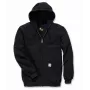 Carhartt ανδρικό φούτερ με κουκούλα και φερμουάρ Midweight μαύρο 463835