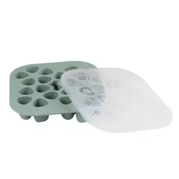 Beaba Multiportions Freezer Tray 20 x 35 ml σιλικόνη πράσινο φασκόμηλο