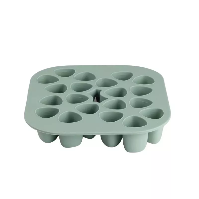 Beaba Multiportions Freezer Tray 20 x 35 ml σιλικόνη πράσινο φασκόμηλο