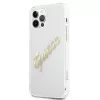 GUESS Vintage Script Gold σκληρή θήκη για Apple iPhone 12 Pro Max - διαφανής
