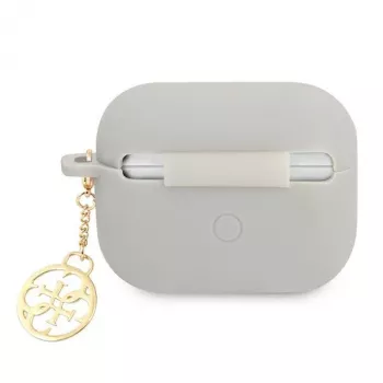 Guess GUAPLSC4EG θήκη AirPods Pro γκρι σιλικόνη Charm 4G συλλογή