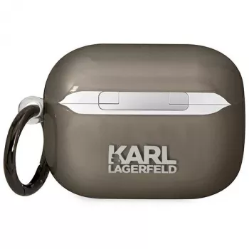 Karl Lagerfeld KLAPHNIKTCK θήκη AirPods Pro μαύρη Karl Head