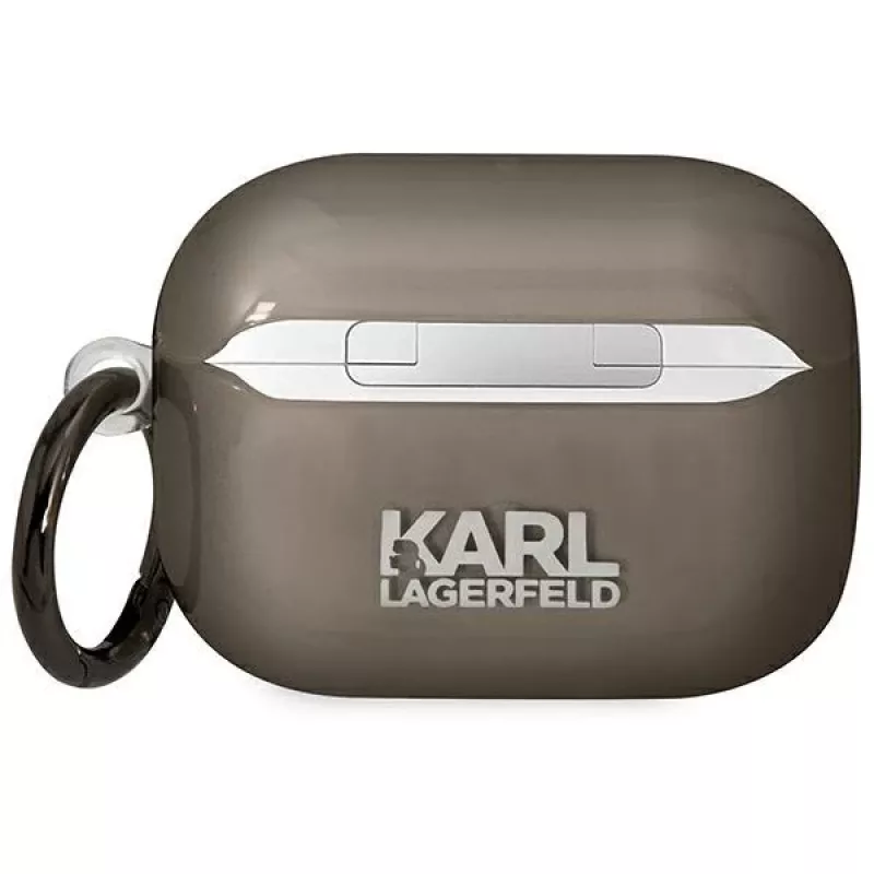 Karl Lagerfeld KLAPHNIKTCK θήκη AirPods Pro μαύρη Karl Head