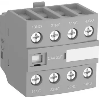 ABB CA4-13M βοηθητικό μπλοκ επαφών 1NO+3NC μπροστινή στερέωση βιδωτοί ακροδέκτες 690V