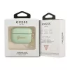 GUESS GUAPLSCHSN θήκη AirPods Pro πράσινη σιλικόνη Charm Heart Collection