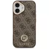 GUESS 4G Strass Logo & Big Strap Metal Buttons θήκη MagSafe για iPhone 17 - καφέ