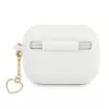 Guess GUAPLSCHSH θήκη AirPods Pro λευκή σιλικόνη Charm Heart Collection