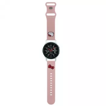 Hello Kitty καθολικό σιλικόνης βραχιόλι 22mm ροζ σχέδιο κεφαλιού Kitty