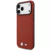 BMW M FW Metal Logo θήκη MagSafe για iPhone 17 Pro Max, κόκκινη