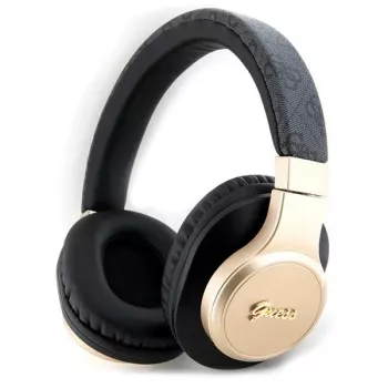 GUESS GUBH604GEMK Ασύρματα Over-Ear Ακουστικά Μαύρο 4G Script