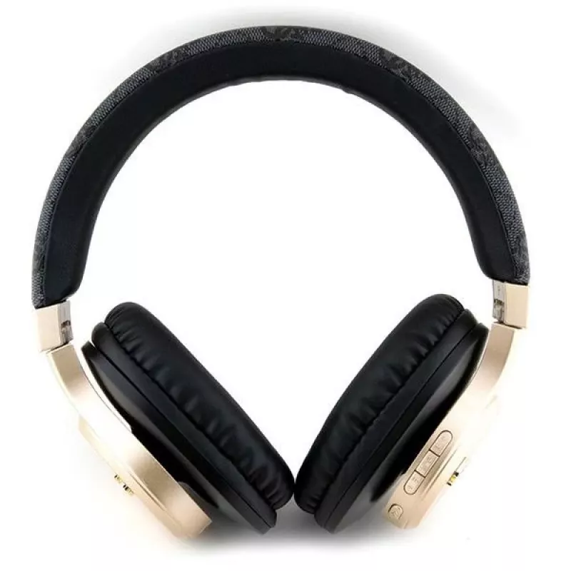 GUESS GUBH604GEMK Ασύρματα Over-Ear Ακουστικά Μαύρο 4G Script
