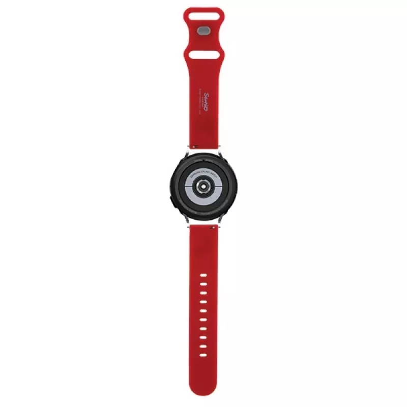 Hello Kitty Universal Σιλικόνης Βραχιόλι HKUWMSCHBLR Κόκκινο Κεφάλι Kitty 20mm