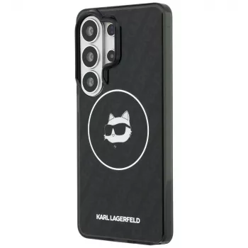Karl Lagerfeld IML Repeated Choupette Θήκη MagSafe για Samsung Galaxy S26 Ultra, Μαύρο