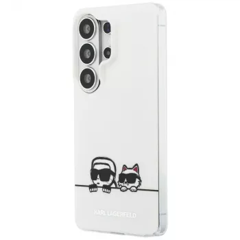 Karl Lagerfeld IML Peekaboo Karl & Choupette Θήκη MagSafe για Samsung Galaxy S26 Ultra - Διάφανο