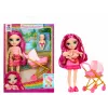 MGA Rainbow High Jr High Babysitters Κούκλα Μόδας - Stella Monroe, 23 cm Πλήρως Κινούμενη Συλλεκτική Κούκλα με Αξεσουάρ Babysitting