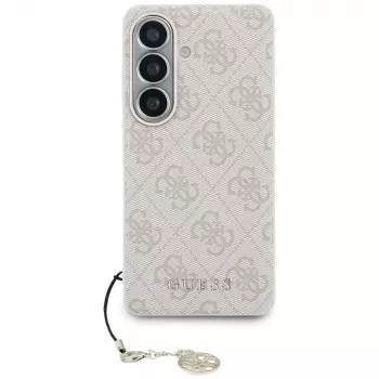 GUESS 4G Classic Logo Charm Θήκη MagSafe για Samsung Galaxy S26 - Ροζ