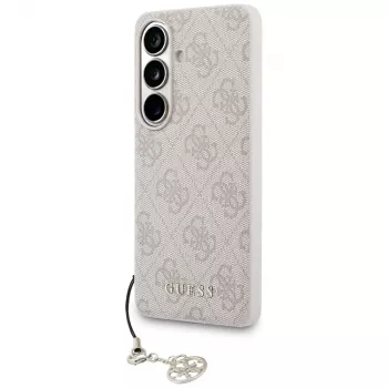 GUESS 4G Classic Logo Charm Θήκη MagSafe για Samsung Galaxy S26 - Ροζ