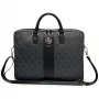 GUESS 4G Round & Classic Logos Stripe 16 inch Τσάντα Laptop Μαύρο