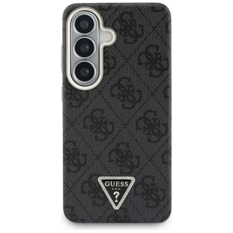 Guess 4G Triangle Logo Θήκη MagSafe για Samsung Galaxy S26 - Μαύρο