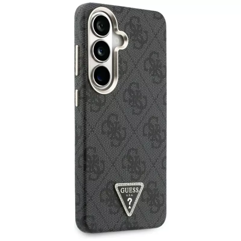 Guess 4G Triangle Logo Θήκη MagSafe για Samsung Galaxy S26 - Μαύρο
