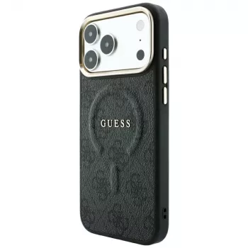 GUESS Embossed 4G Classic Θήκη MagSafe για iPhone 17 Pro Max / 18 Pro Max - Μαύρο