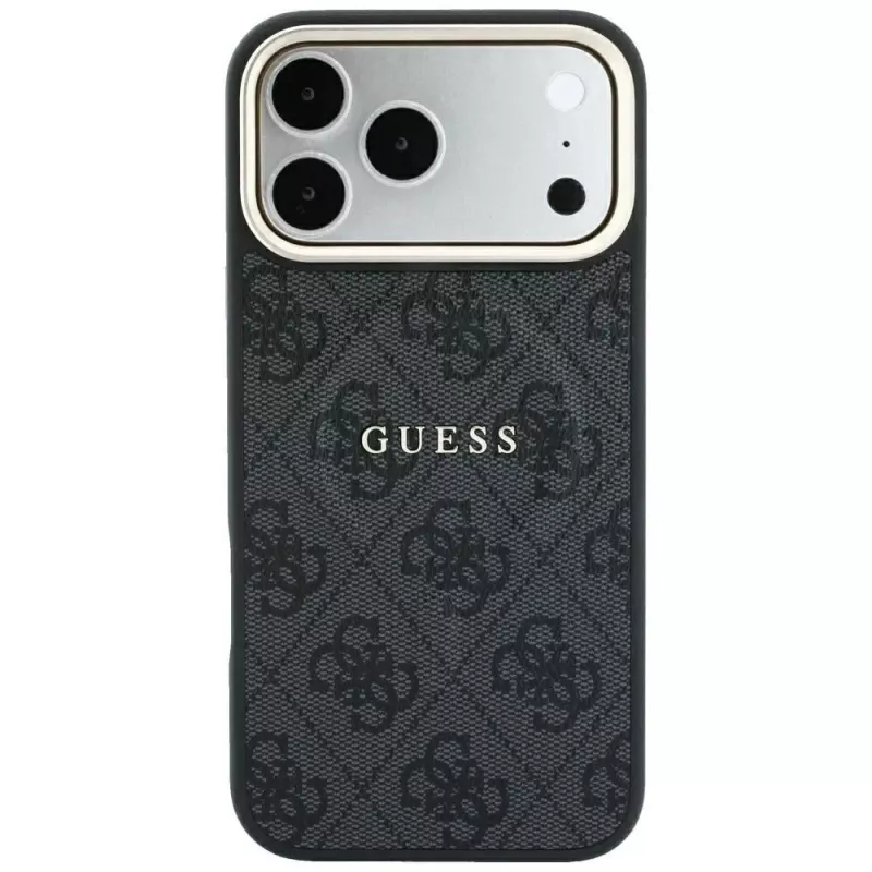 GUESS Embossed 4G Classic Θήκη MagSafe για iPhone 17 Pro Max / 18 Pro Max - Μαύρο