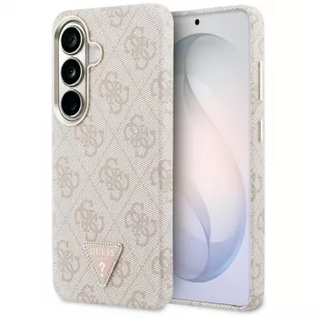 Guess 4G Triangle Logo Θήκη MagSafe για Samsung Galaxy S26 - Ροζ