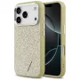 GUESS Glitter Triangle Logo Θήκη MagSafe για iPhone 17 Pro - Χρυσό