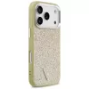 GUESS Glitter Triangle Logo Θήκη MagSafe για iPhone 17 Pro - Χρυσό