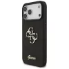 GUESS Fixed Glitter Big 4G Θήκη για iPhone 18 Pro Max / 17 Pro Max - Μαύρο