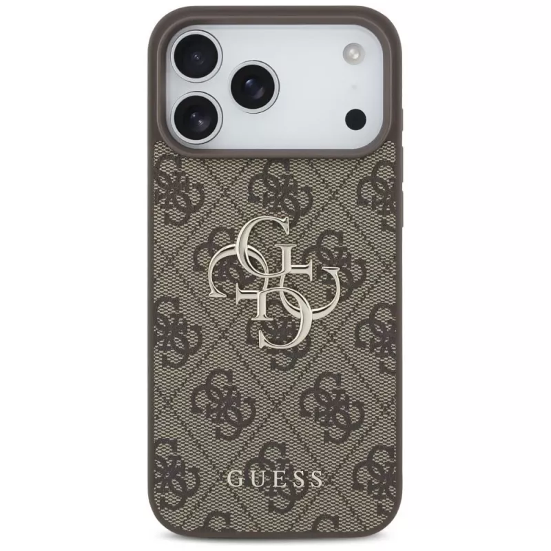 GUESS 4G Big Logo Θήκη για iPhone 17 Pro Max / 18 Pro Max - Καφέ