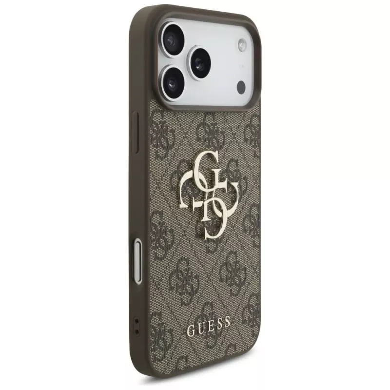 GUESS 4G Big Logo Θήκη για iPhone 17 Pro Max / 18 Pro Max - Καφέ